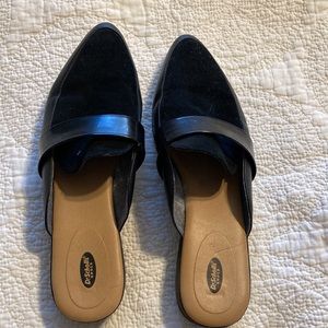 Dr scholl’s black mules. Size 10